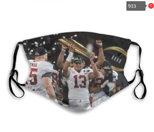 NCAA Alabama Crimson Tide #5 Dust mask with filter->ncaa dust mask->Sports Accessory